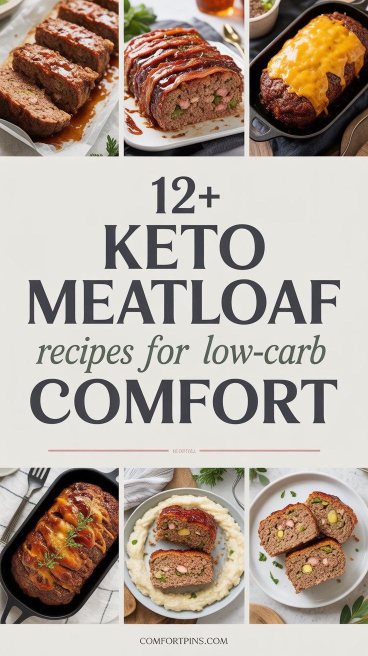 12+ Keto Meatloaf Recipes for Low-Carb Comfort