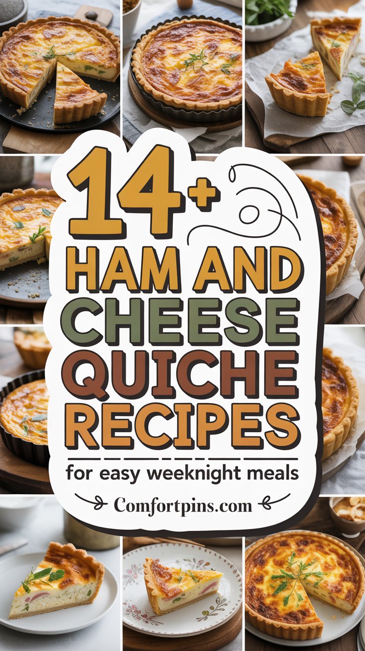 14+ Ham and Cheese Quiche Recipes for Easy Weeknight Meals