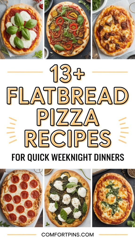 13+ Flatbread Pizza Recipes for Easy Family Dinners