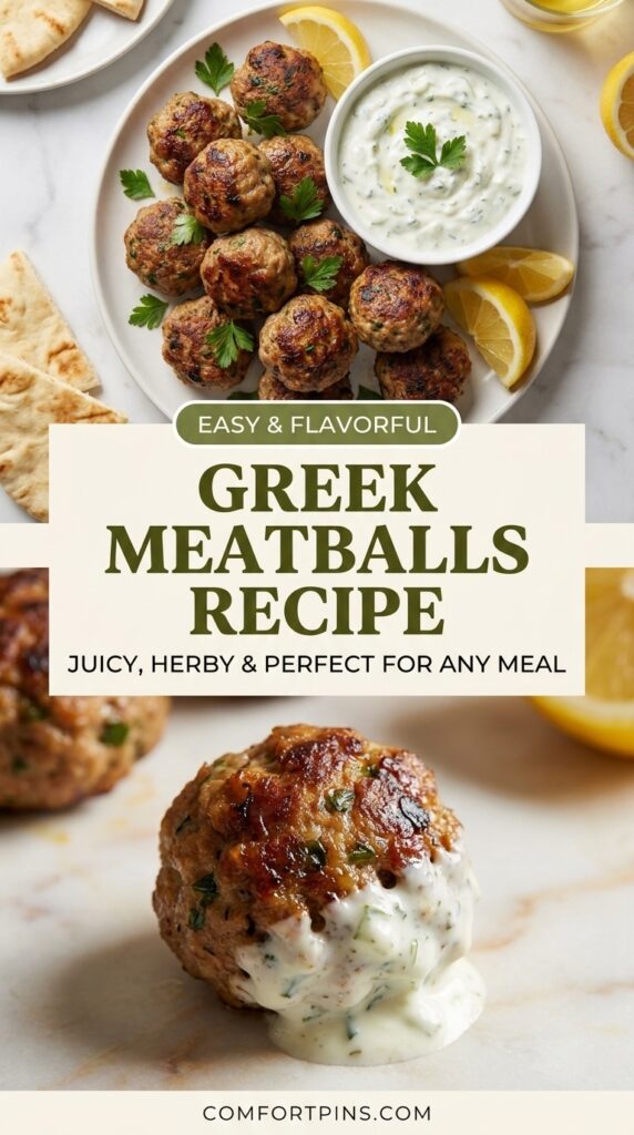 Greek Meatballs Recipe