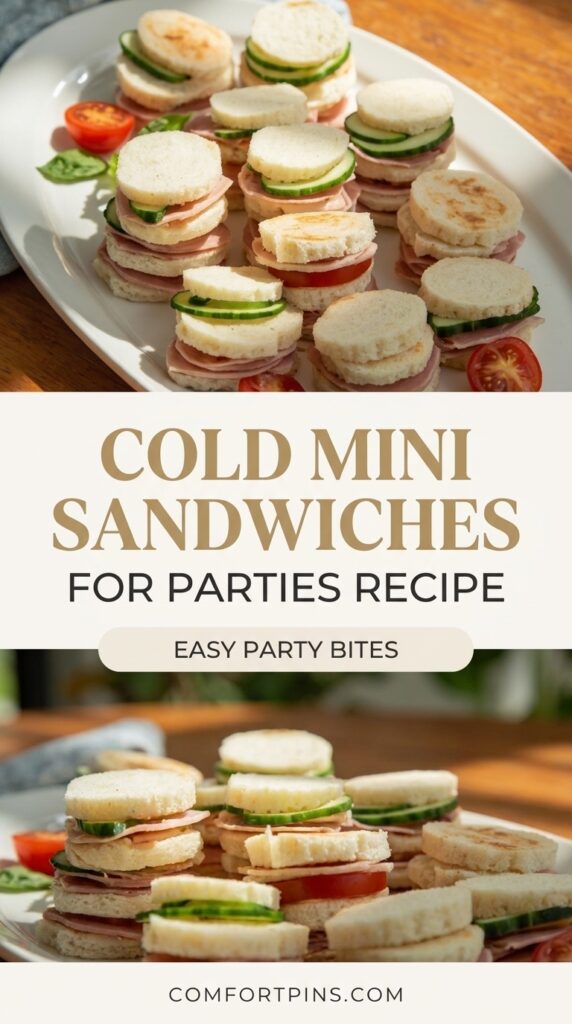 Cold Mini Sandwiches for Parties Recipe