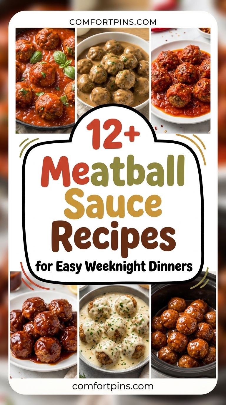 12+ Meatball Sauce Recipes for Easy Weeknight Dinners