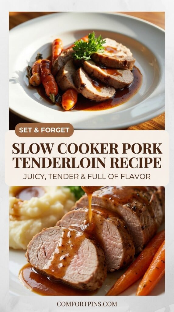 Slow Cooker Pork Tenderloin Recipe