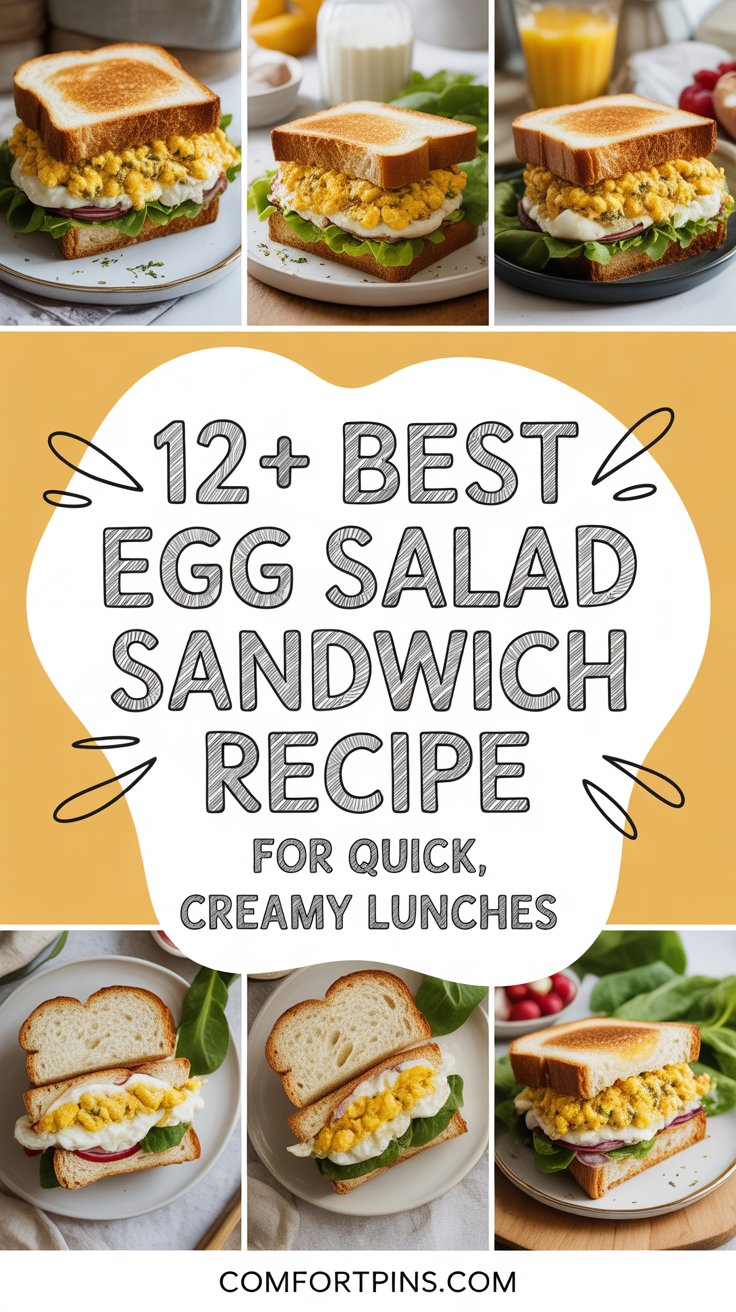 12+ Best Egg Salad Sandwich Recipe For Quick, Creamy Lunches