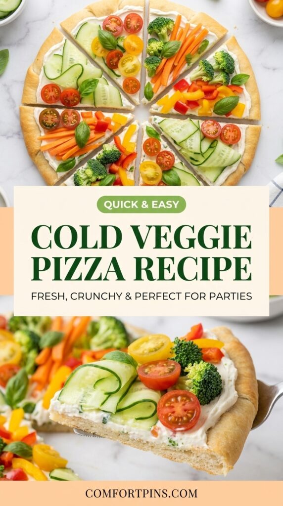 Cold Veggie Pizza Recipe
