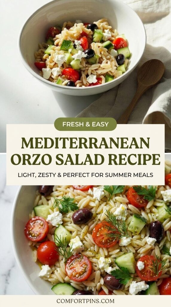 Mediterranean Orzo Salad Recipe