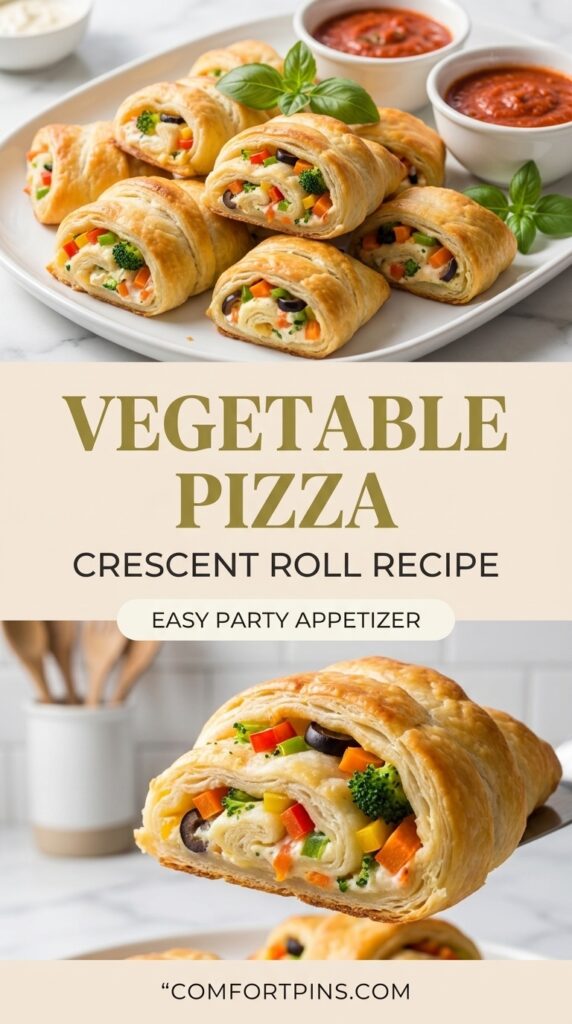 Vegetable Pizza Crescent Roll Recipe