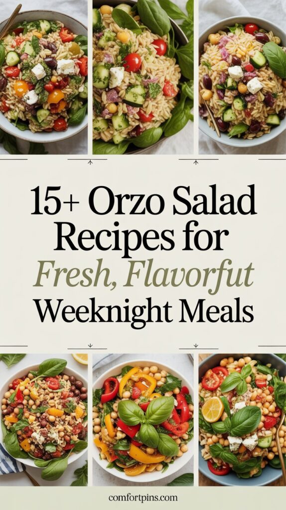 15+ Orzo Salad Recipes for Fresh, Flavorful Weeknight Meals