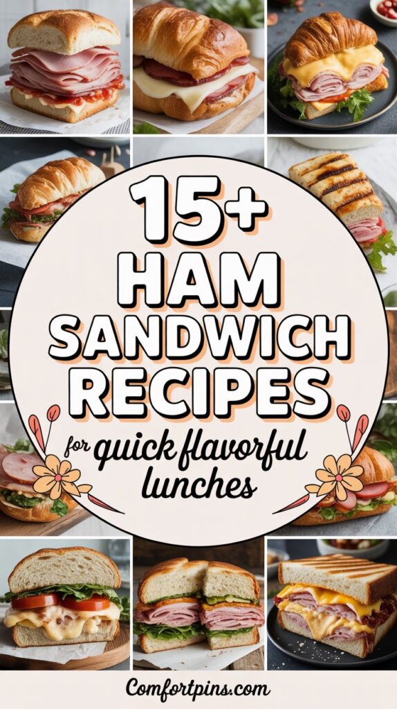 15+ Ham Sandwich Recipes For Quick Flavorful Lunches
