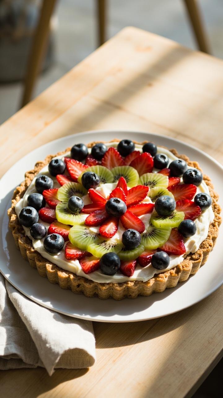 Fruit Pizza With Cream Cheese Recipe