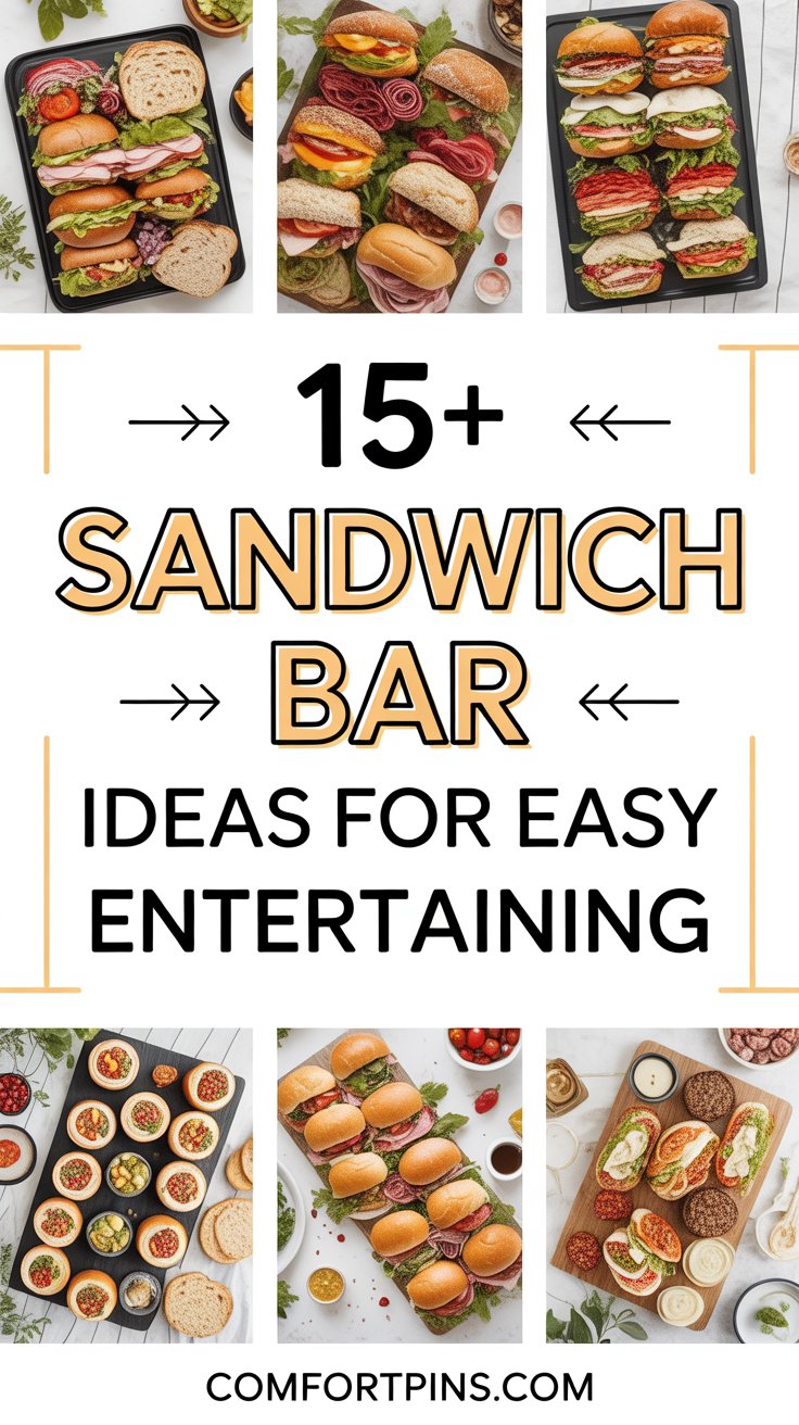 15+ Sandwich Bar Ideas for Easy Entertaining