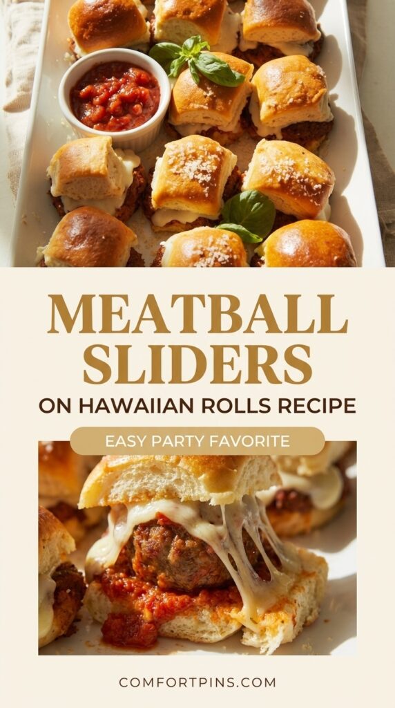 Meatball Sliders On Hawaiian Rolls Recipe