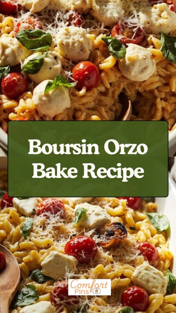 Boursin Orzo Bake Recipe Boursin Orzo Bake Recipe
