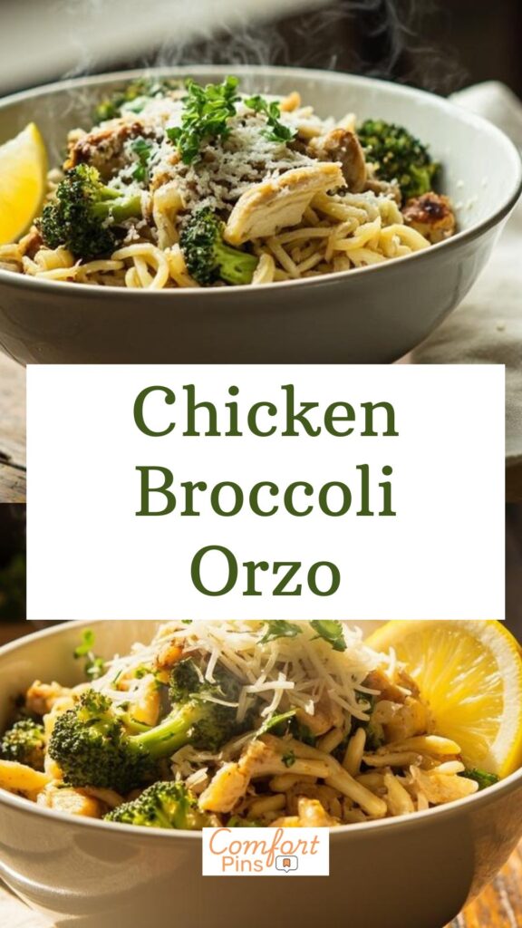 Chicken Broccoli Orzo