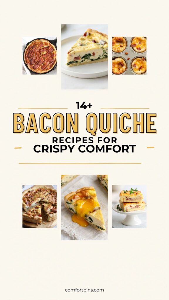 14+ Bacon Quiche Recipes for Crispy Comfort