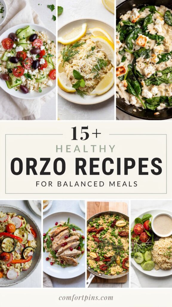 15+ Healthy Orzo Recipes for Balanced Meals