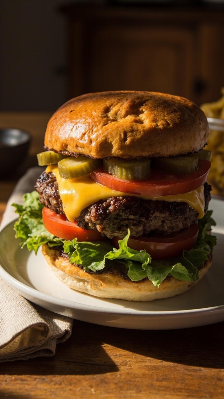 Homemade Hamburgers Recipe