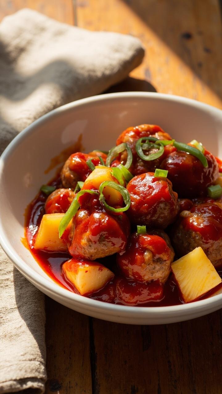 Sweet And Sour Meatballs Recipe