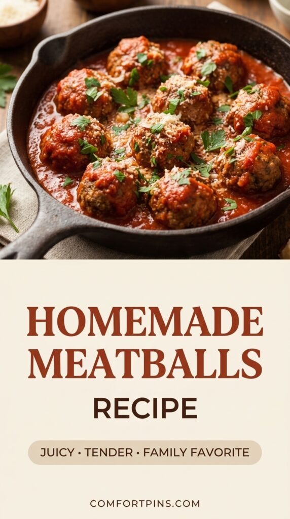 Homemade Meatballs Recipe