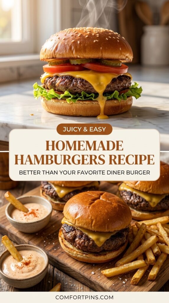 Homemade Hamburgers Recipe