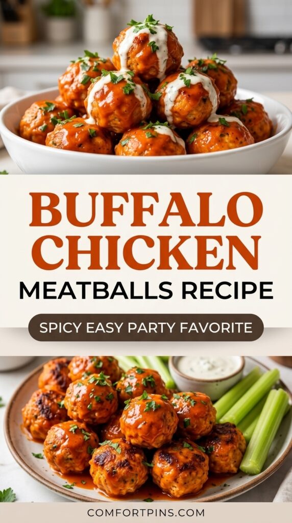 Buffalo Chicken Meatballs Recipe