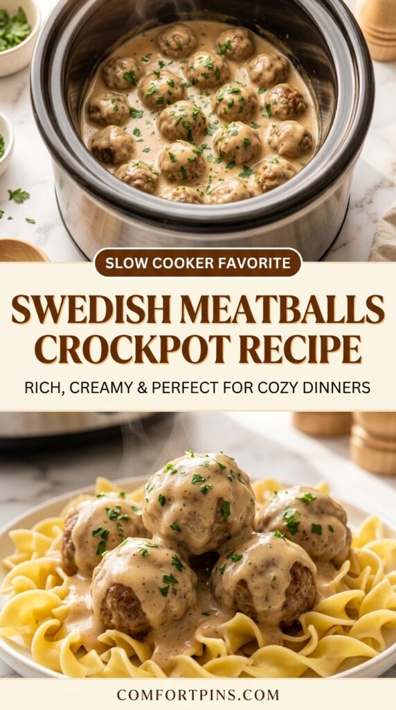 Swedish Meatballs Crockpot Recipe
