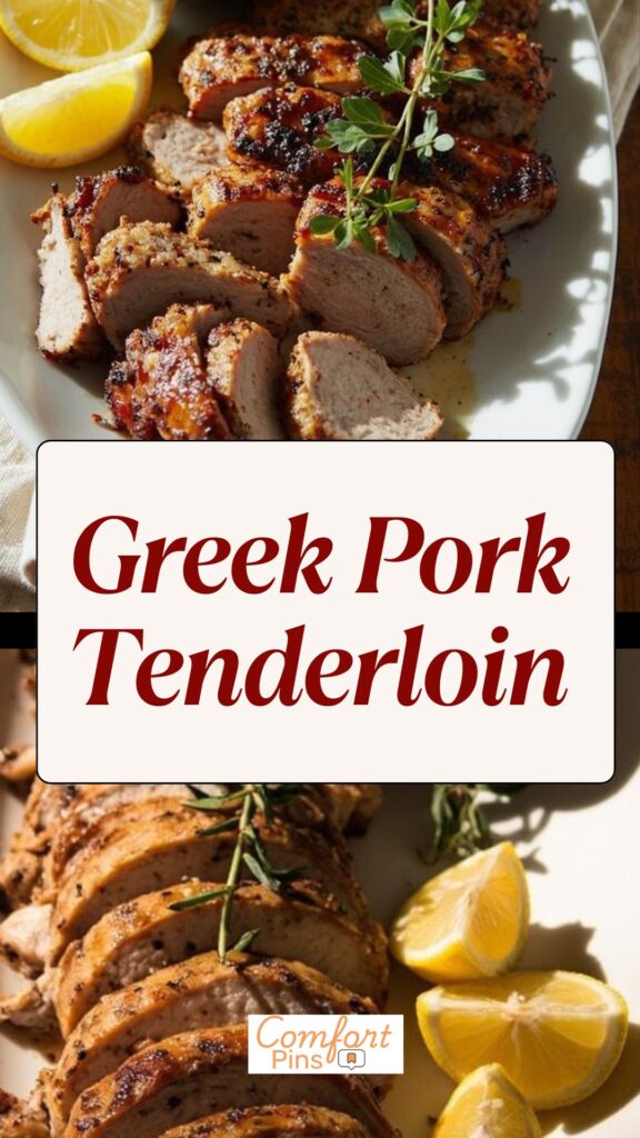 Greek Pork Tenderloin