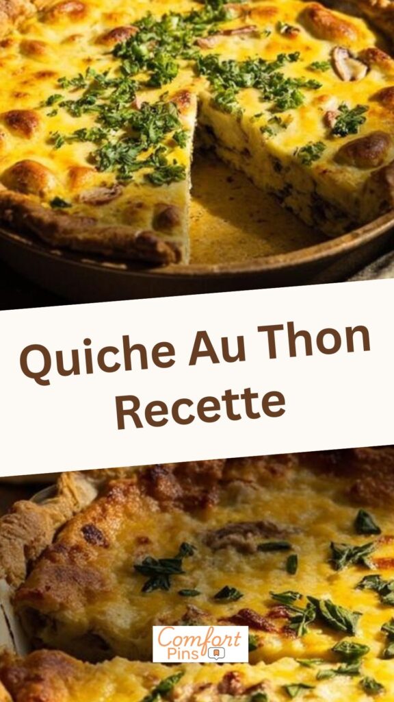 Quiche Au Thon Recette