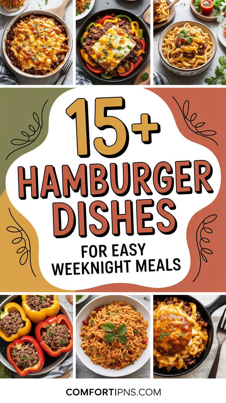 15+ Hamburger Dishes for Easy Weeknight Meals