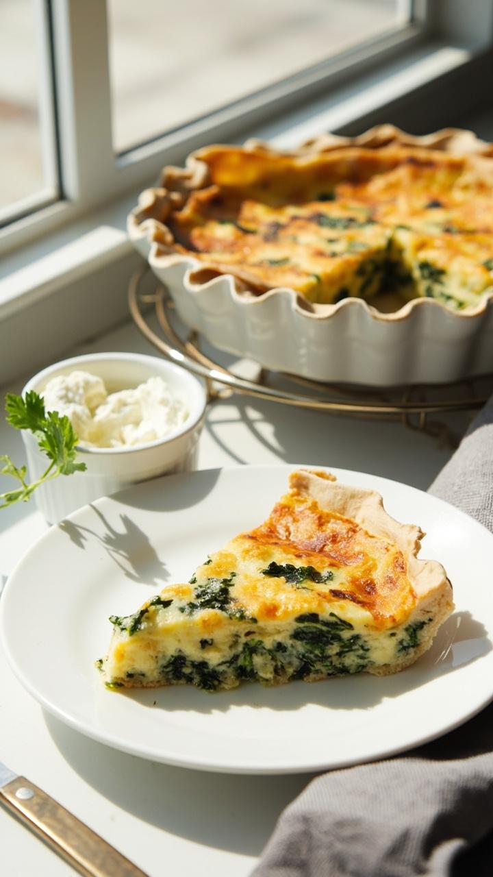 Tortilla Quiche Bake With Cottage Cheese