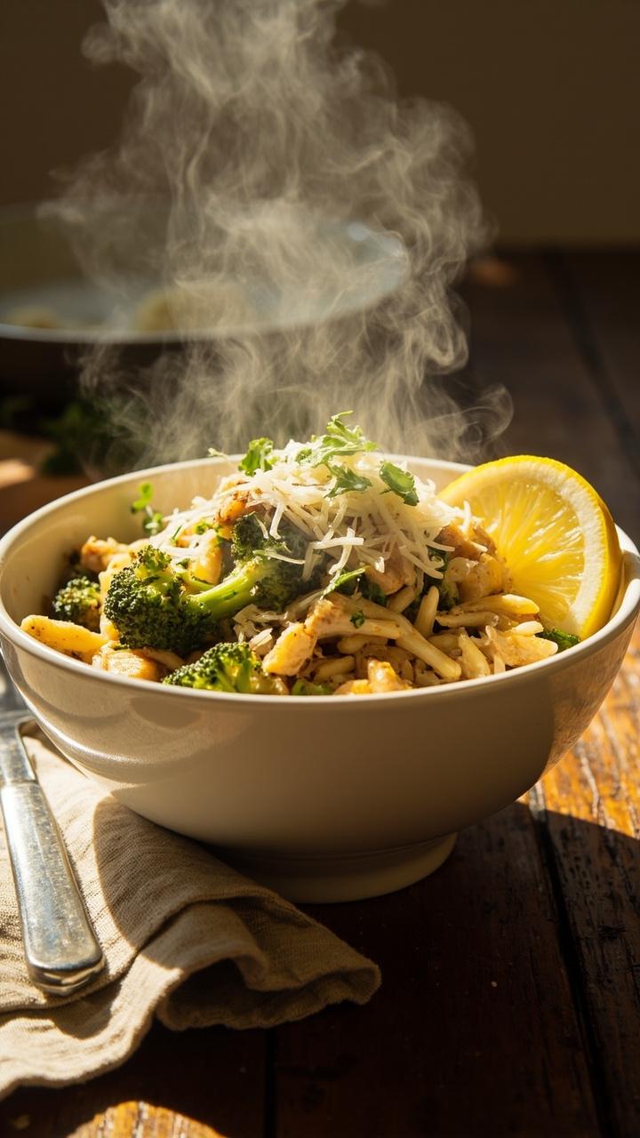 Chicken Broccoli Orzo