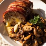 Bacon Mushroom Swiss Meatloaf