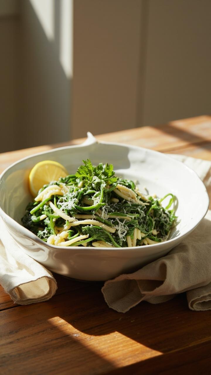 Spinach Orzo