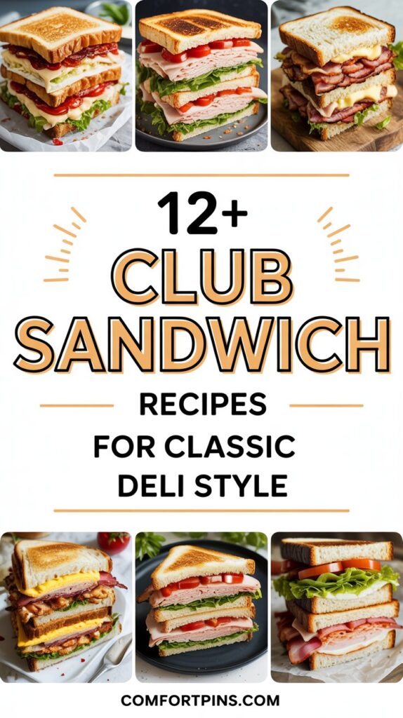 12+ Club Sandwich Recipes for Classic Deli Style