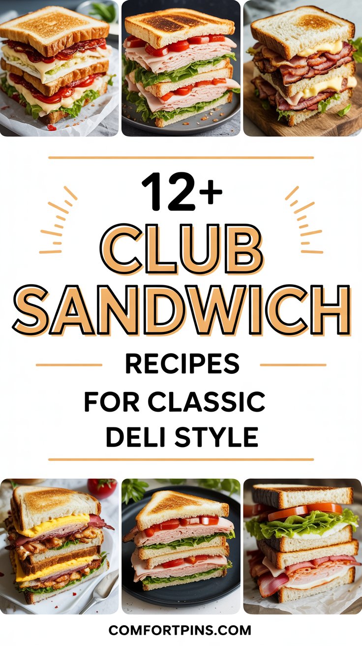12+ Club Sandwich Recipes for Classic Deli Style