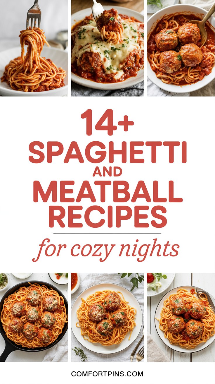 14+ Spaghetti and Meatball Recipes for Cozy Nights