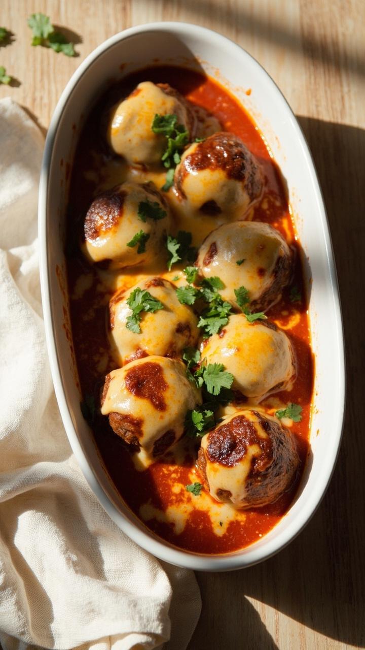 Enchilada Meatballs Recipe
