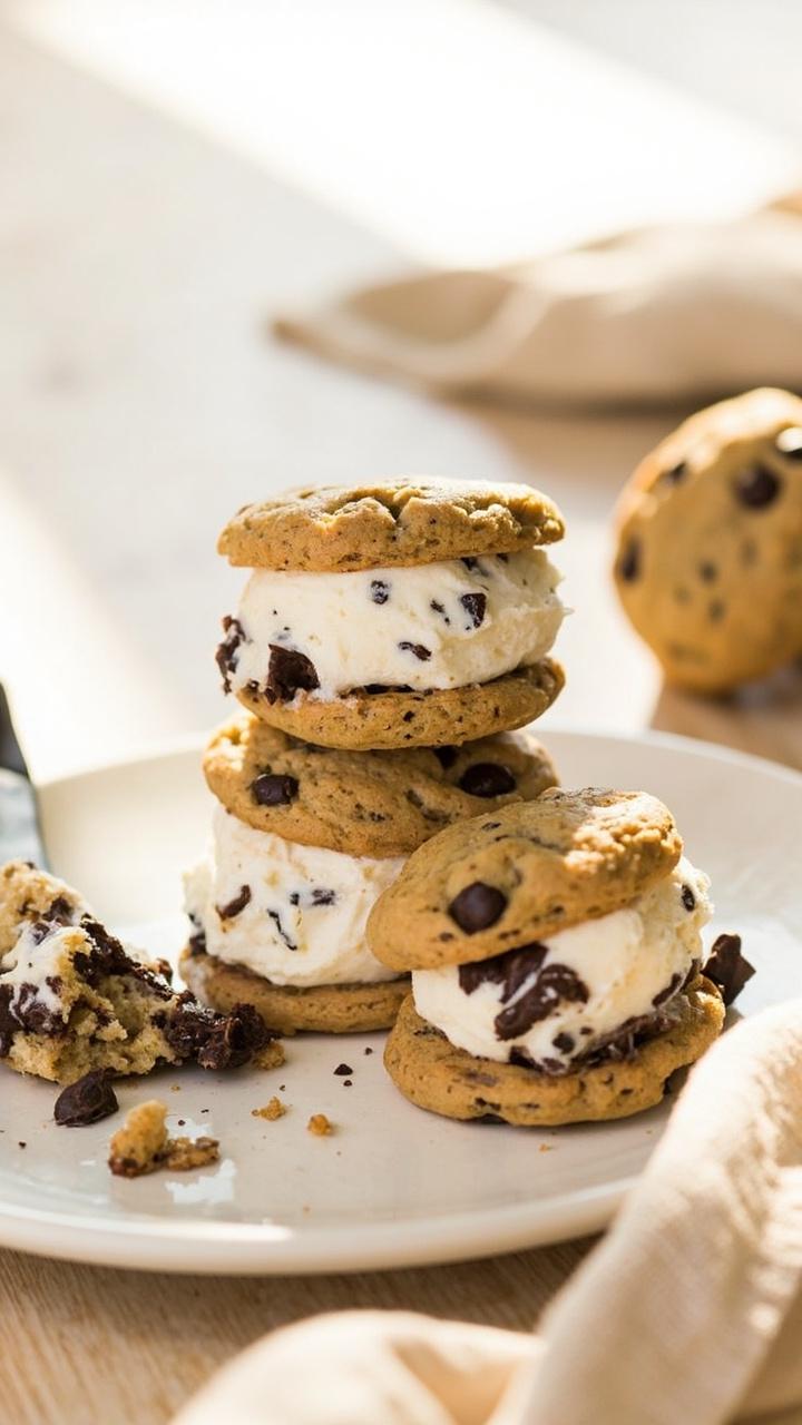 Homemade Ice Cream Sandwiches Recipe