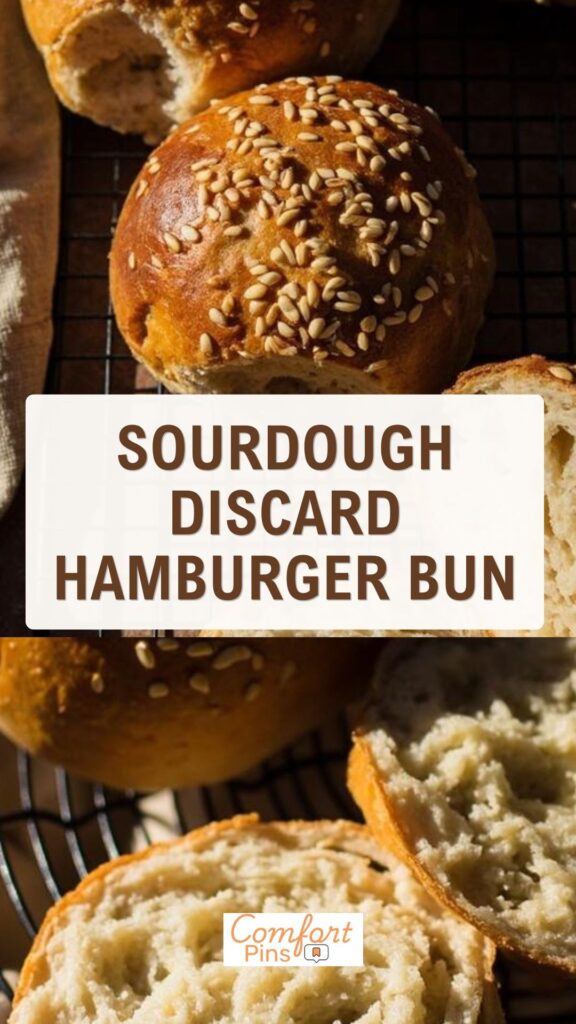 Sourdough Discard Hamburger Buns