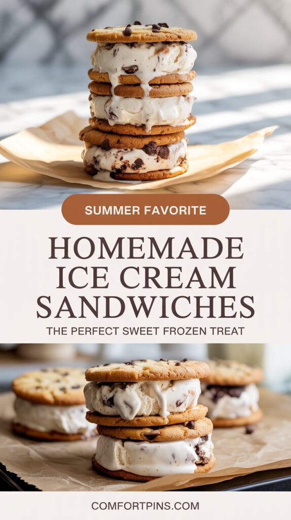 Homemade Ice Cream Sandwiches Recipe
