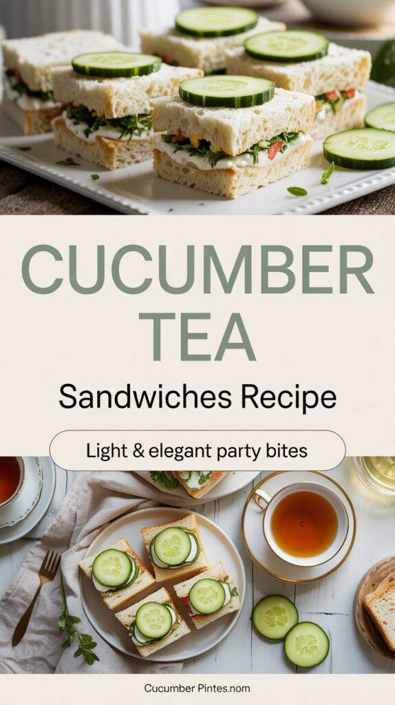 Cucumber Tea Sandwiches Recipe Cucumber Tea Sandwiches Recipe