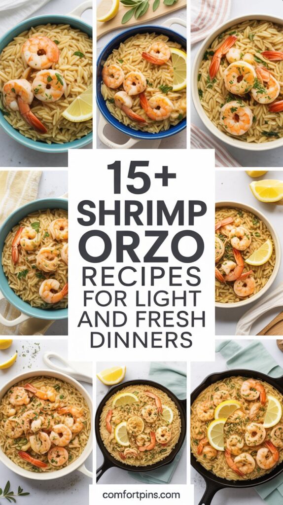 15+ Shrimp Orzo Recipes for Light and Fresh Dinners
