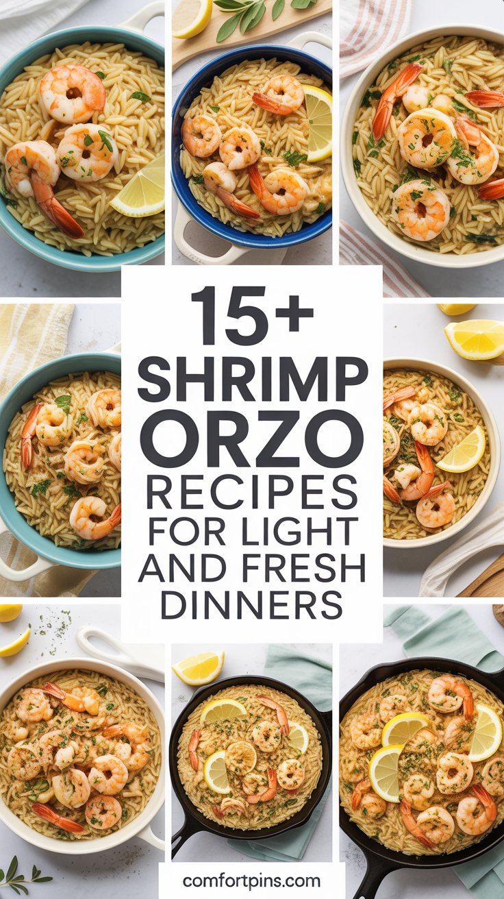 15+ Shrimp Orzo Recipes for Light and Fresh Dinners