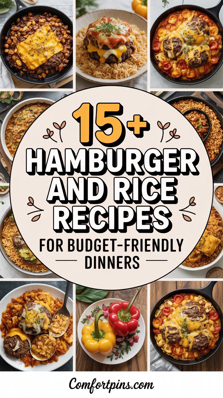 15+ Hamburger and Rice Recipes for Budget-Friendly Dinners