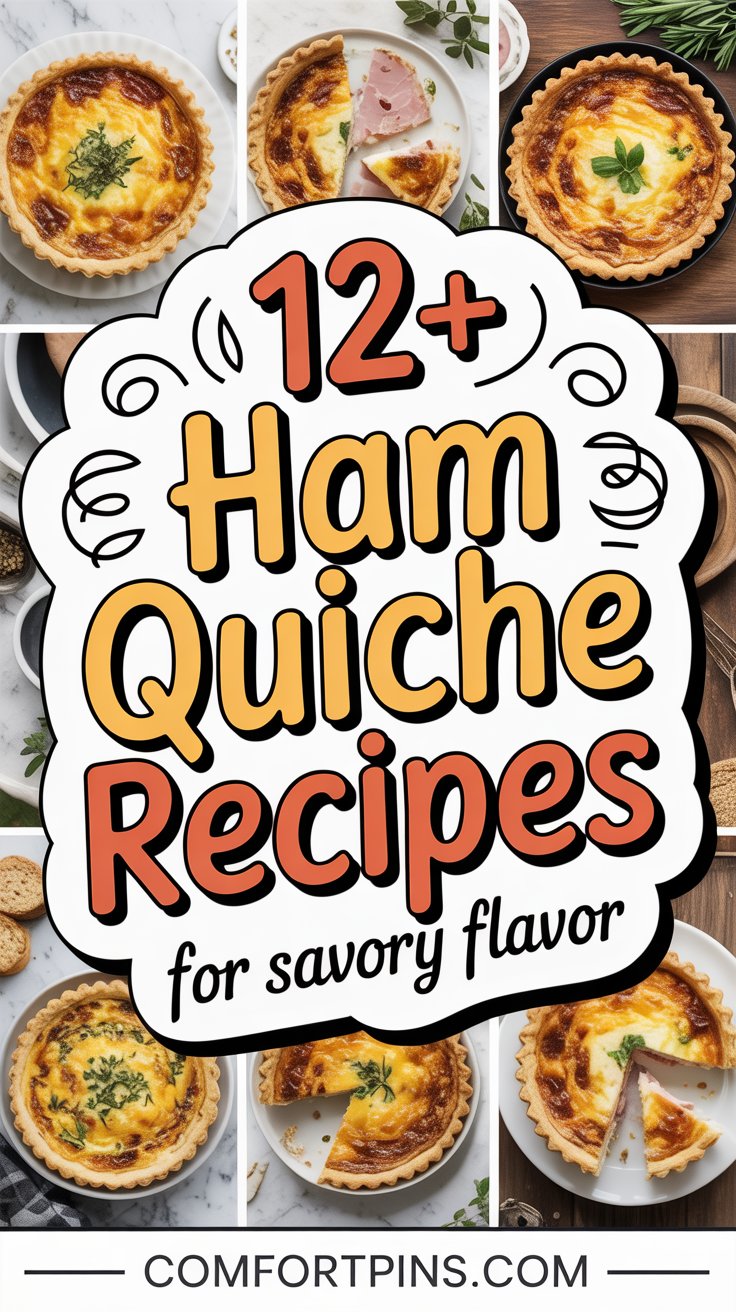 12+ Ham Quiche Recipes for Savory Flavor