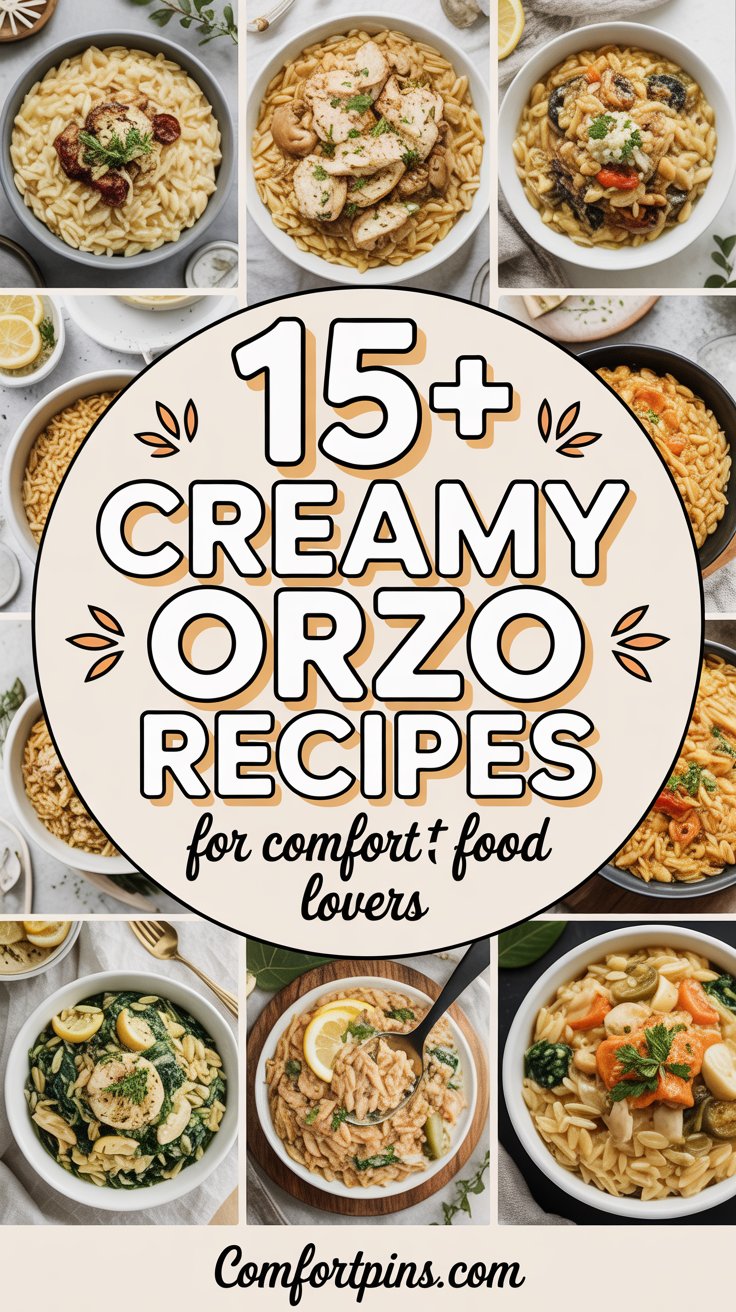 15+ Creamy Orzo Recipes for Comfort Food Lovers