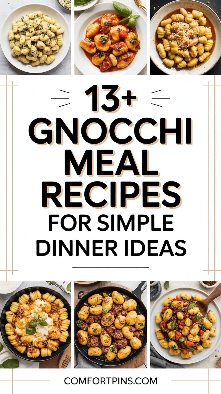13+ Gnocchi Meal Recipes for Simple Dinner Ideas