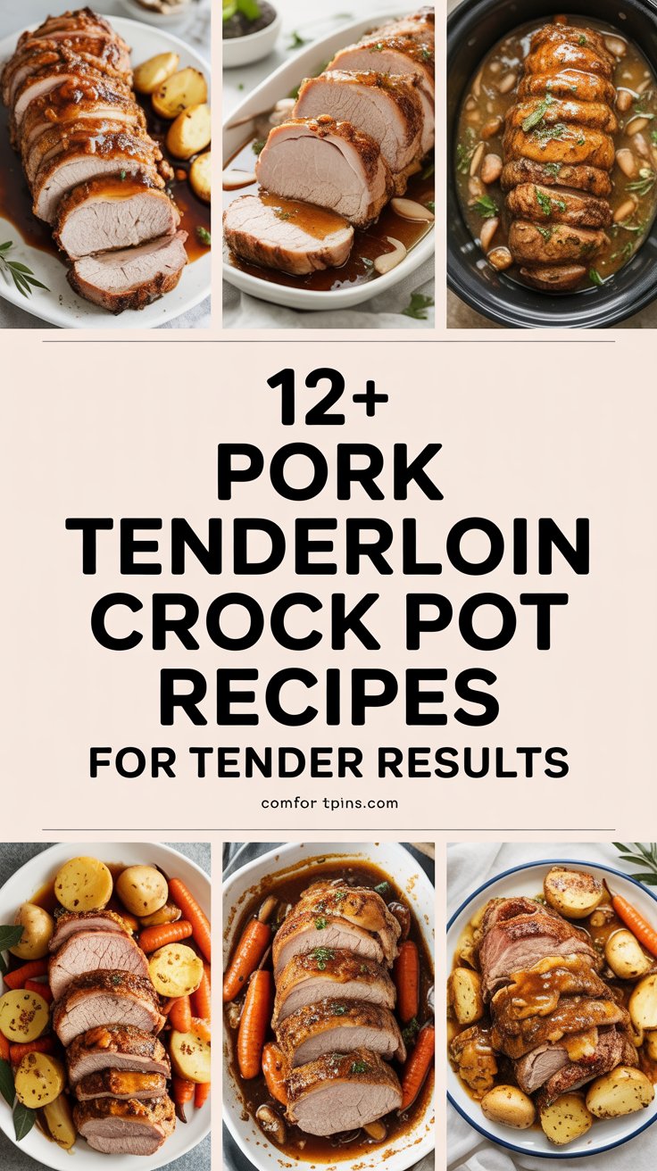 12+ Pork Tenderloin Crock Pot Recipes for Tender Results