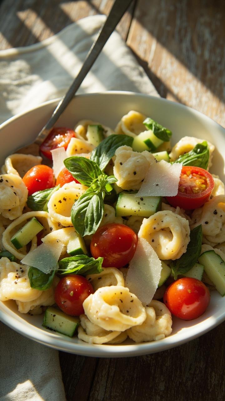 Cold Tortellini Pasta Salad