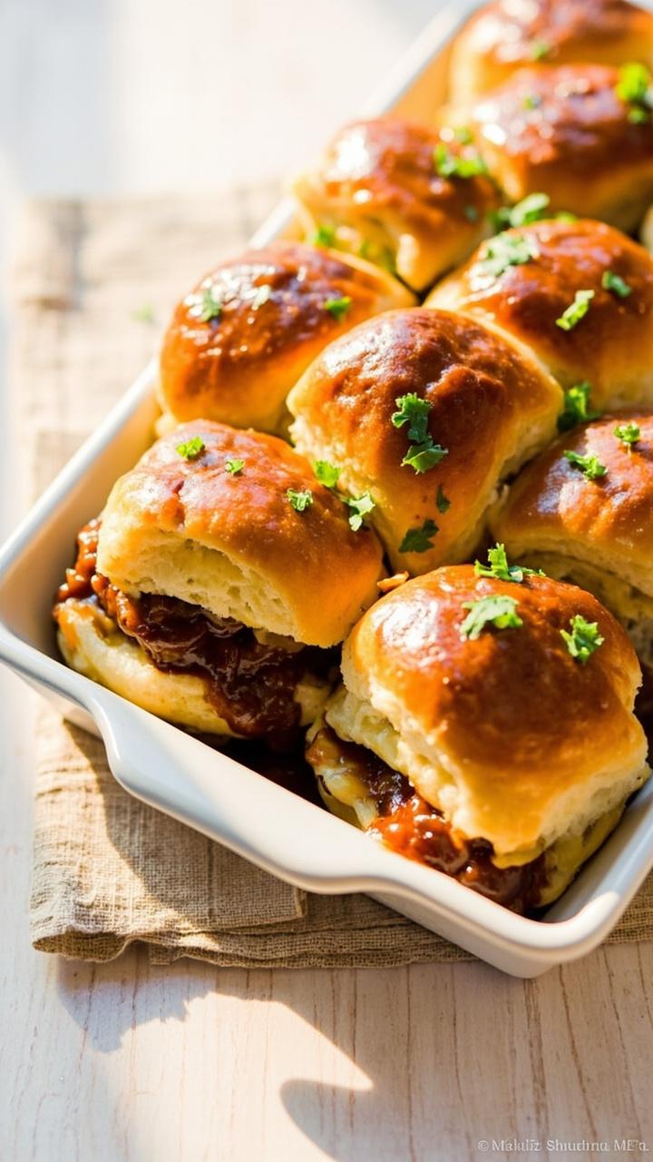 Hawaiian Roll Meatball Sliders